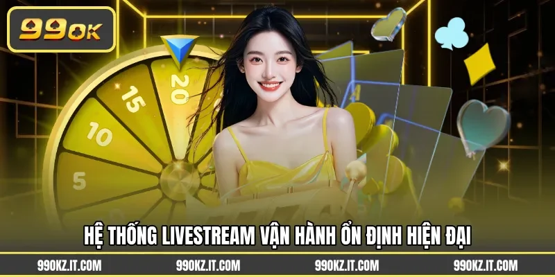 Hệ thống livestream vận hành ổn định hiện đại
